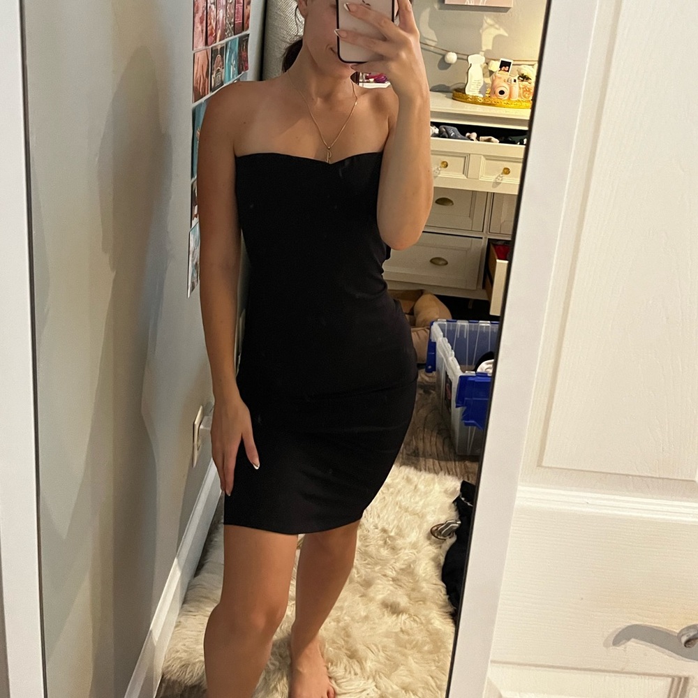 bodycon open back dress